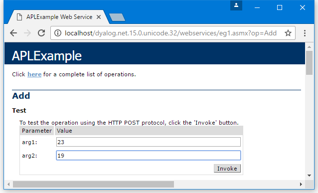 Browser page fabricated by ASP.NET for <strong>eg1.asmx</strong>