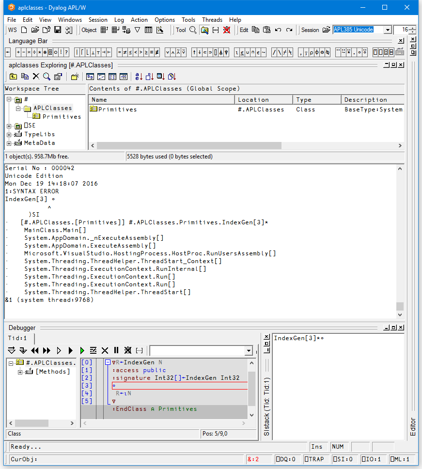 Structure when each assembly has its own workspace