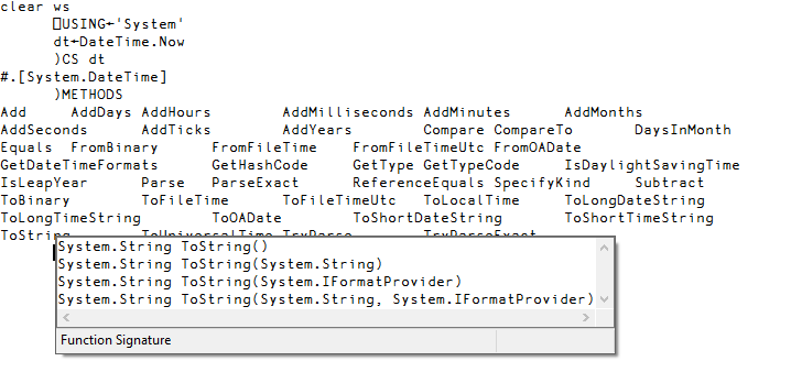 Function signature – multiple arguments